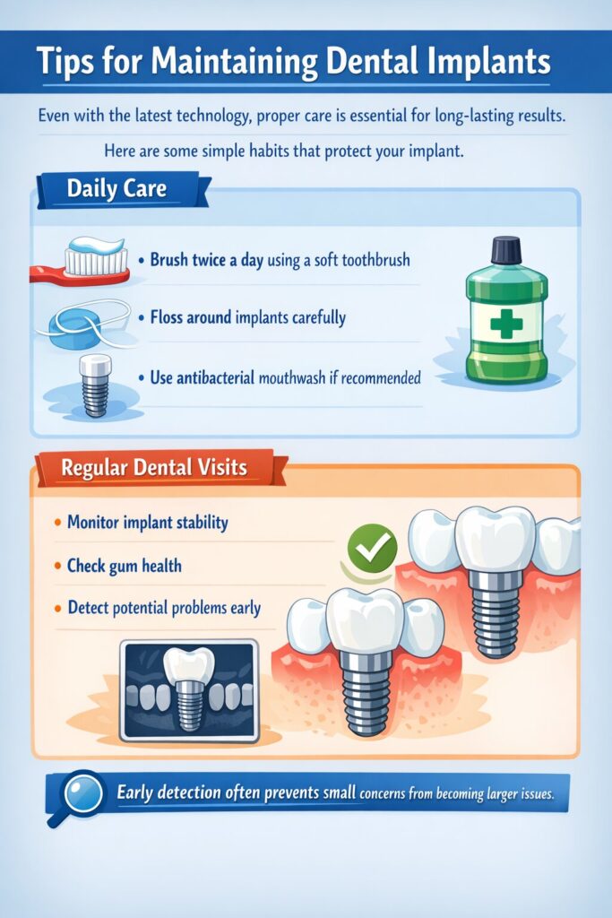 Tips for Maintaining Dental Implants